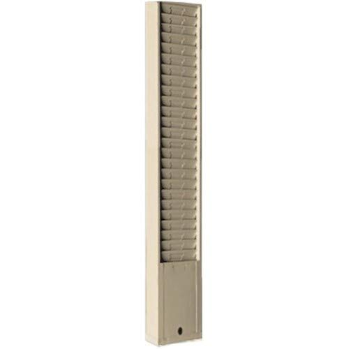 Time Card Holder Wall Mount Work Order Rack, 12 Pocket, Gray Steel ...