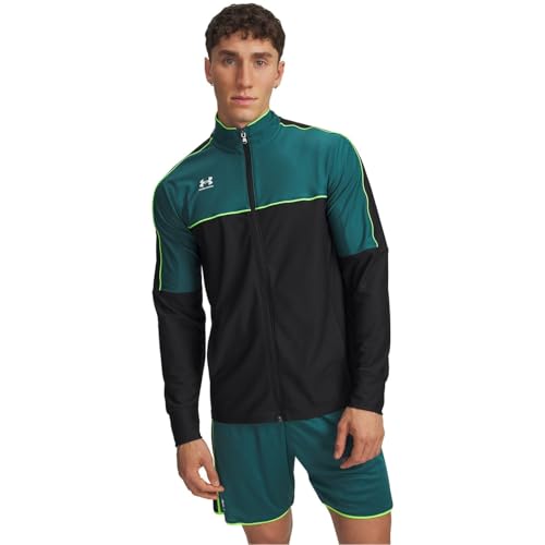 Under Armour Chlngr - Chaqueta deportiva para hombre, Verde/blanco, S