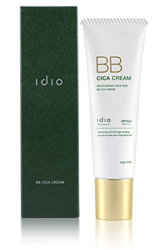 idio 薬用CICA BBクリーム ニキビ カバー30g 保湿 UVケア SPF50+ PA ++++ トラネキサム酸 ツボクサエキス 日焼け止め クマ ニキビ跡 青髭 毛穴 赤み シミ 医薬部外品