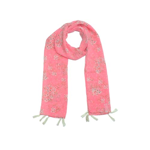 Image of AYS Premium Multicolor Fancy Scarf Lightweight & Comfortable for All Seasons (22x72inch) FLOWER PRINT