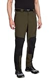 Mountain Warehouse Pantaloni convertibili da trekking da uomo, lunghezza regolare, impermeabili, con cerniera, per primavera, estate, passeggiate, attività all'aperto, Verde, 46