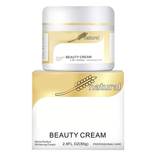 KXXK Crema aclaradora Facial,80g Crema para Manchas Negras | Crema iluminadora de la Piel Facial, Crema Blanca Facial, eliminador de Manchas solares, Crema iluminadora de pecas faciales para Corregir