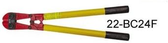 Hit Tools22-Bc24f 24" High Tensile Bolt Cutter Center Cut(Red Blade) With Insulated Fiberglass Handles