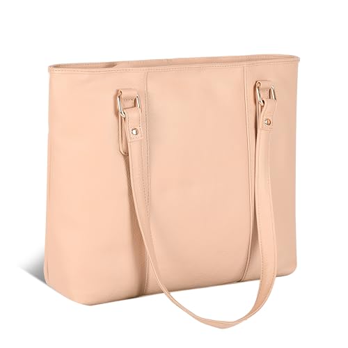 Image of Leather Purse For Women - Real Leather Tote For Women - Ladies Shoulder Handbag For Work, Travel, Casual Use