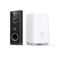 eufy Security Video Doorbell S220, videocitofono wireless con batteria con 2K HD, nessun costo...