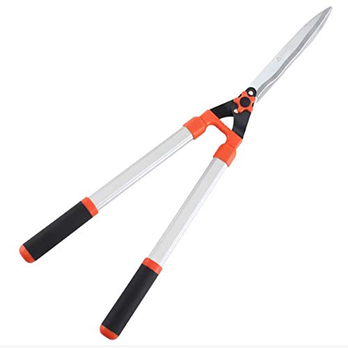 Fence Shears,Wavy SK-5 Steel Blade and Shock Absorbing Desig, Adjustable Blade Pressure, Garden Pruning Hand Hedge Trimmers