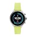 Fossil Women's Gen 4 Sport Heart Rate Metal and Silicone Touchscreen Smartwatch, Color: Neon Green (FTW6028)