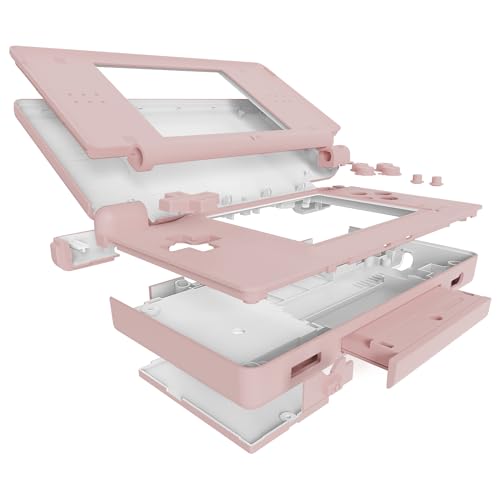 Image of eXtremeRate Full Replacement Case for Nintendo DS Lite, Shell with Button Replacement for Nintendo DS Lite, Console NOT Included, Pink