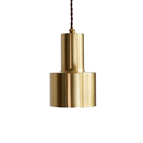 Lustre scandinave chic en métal doré pour éclairage design de chambre