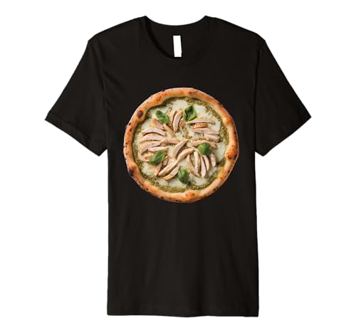 Pesto Chicken Pizza Premium T-Shirt