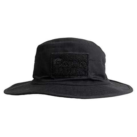 Scipio Men's None Bucket Hat, Black, Large Cover