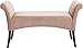 Kare Design Panca Imbottita Motley Velluto, Fucsia, 61x40x108cm
