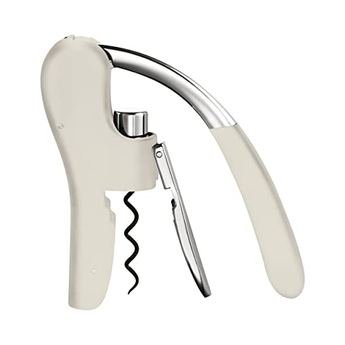 blomus Leverman Pro Corkscrew - Moonbeam (beige) and Polished Chrome