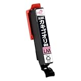 【エコスロ】エプソン用 KAK (カキゴオリ) 互換【 KAK-LM ライトマゼンタ 1本 】互換インク 残量表示対応ICチップ搭載 ＜紙馴染みの良い染料インク＞ EP-717A / EP-817A 対応