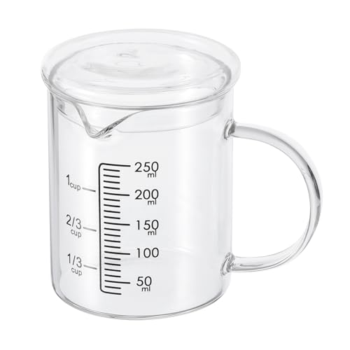 Vaso medidor de vidrio 250 ml PATIKIL miniatura 1