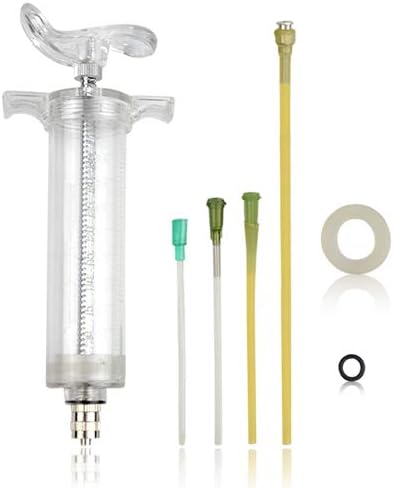 LILYS PET Young Birds Feeding Syringe,Plastic and Perspex material,used for feeding milk for young birds or feeding medicine for Sick birds (50ml and 2+2.5+3+4mm hose)