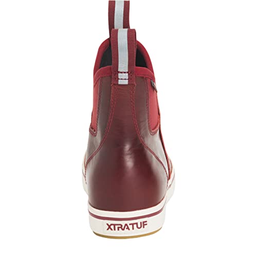 Image of Xtratuf Women's 6 In Leather Ankle Deck Boot Cabernet 11