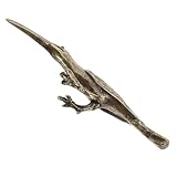 Colibrí de bronce: característico y de factura impecable, adorno de escritorio, figurita de colibrí