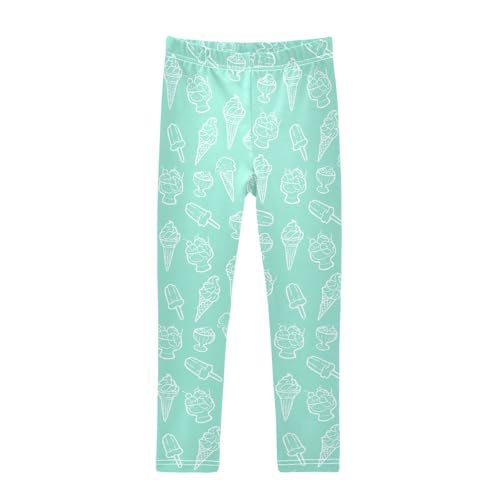 Popsicle Girls Leggings,Workout Leggings for Girls Toddler Athletic Leggings Size for 3-10T