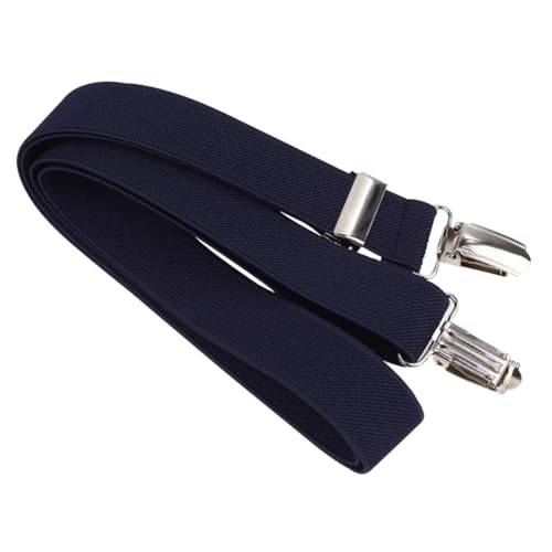 Adjustable Elastic Glove Clip Hat Hanger 2pcs Children Mittens Clip for Outdoor Winter Activities Dark Blue