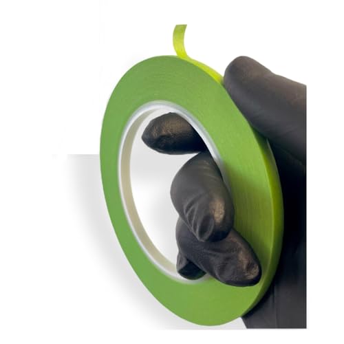 Image of LiME LiNE Green Fineline Paper Masking Pinstriping Tape for Automotive Airbrushing Designs and Custom Painting (2 Pack) (1 /4 inch)