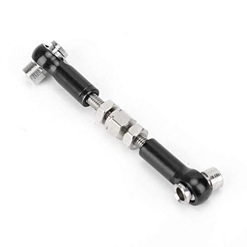 Rc Tie Rod Set, 6Pcs Adjustable Servo Linkage 47Mm For 1/12 And 1/10 Drift Car Truck Buggy Part(Black) #TOP5