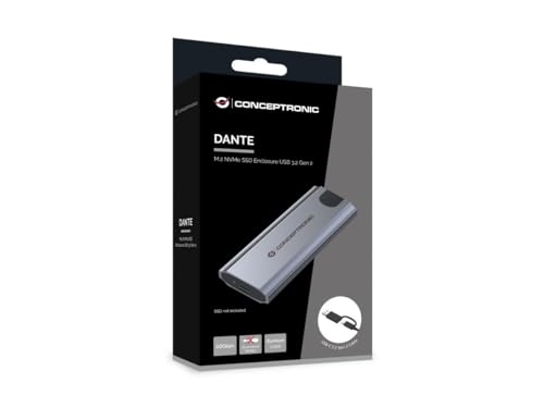 CONCEPTRONIC DANTE05G M.2 NVMe SSD Enclosure USB 3.2 Gen 2 miniatura 6