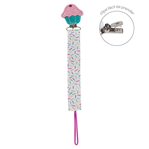 Buba Prendedor De Chupeta Cupcake Colorido