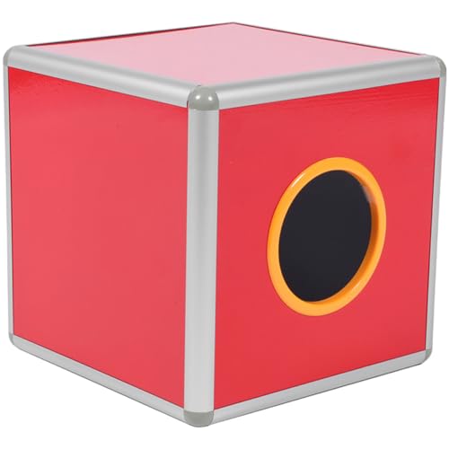 Urne en alliage d'aluminium et acrylique rouge Operitacx pour tombola
