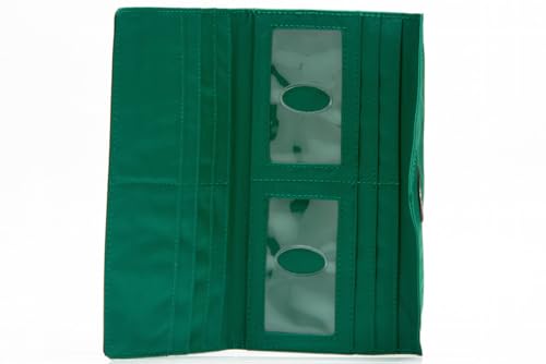 Big Skinny RFID Blocking Slimvelope Tri-Fold Checkbook, Holds Up to 40 Cards, Verdant Green4