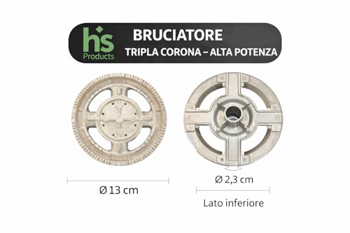 Ersatzteil-Set für Gasherde, 10-teilig, 5 Brenner + 5 Platten kompatibel mit Modellen, Nardi Ariston, Indeset, anderen Modellen, hochwertiges Zubehör für Herde