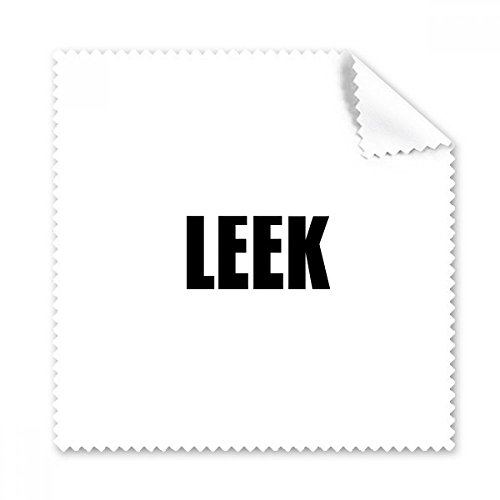 Tissu de nettoyage écran motif poireau pour garder vos lunettes propres au bureau