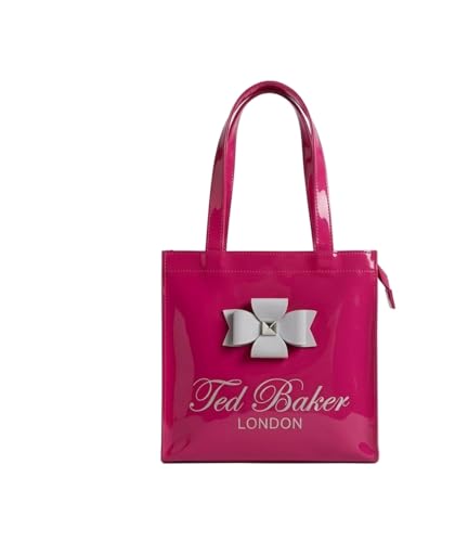 Image of SEA MOUNT Ted Baker London Multipurpose Tote Bag with Signature Bow Detail Spacious Travel Carryall, Everyday Shopping Organiser, Durable Shoulder Handbag for Work, Office, Travel & Daily Essentials