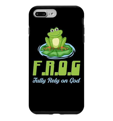 FROG �uFully Rely On God�v�N���V�b�N�N���X�`�����M��&�@�� �X�}�z�P�[�X iPhone 7 Plus/8 Plus �p