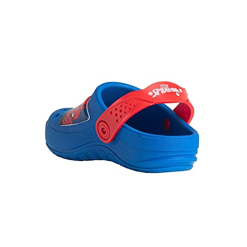 Sandália Marvel Action, Grendene Kids, Meninos, Azul/Vermelho, 28