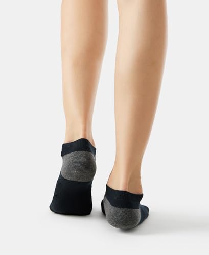 Jockey 7506 Women's Cotton Nylon Blend Solid Low Show Socks with Stay Fresh Treatment (Pack of 2) - Image 5