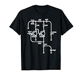 Fuzz Pedal Schematic Circuit Handwired Musician Gift T-Shirt T-Shirt