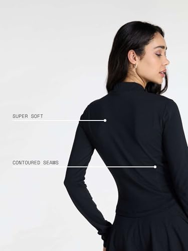 Image of CAVA Cotton Recovery Jacket for Women | High Neck, Contouring Fit & Curved Tail Hem | Soft Stretch Cotton