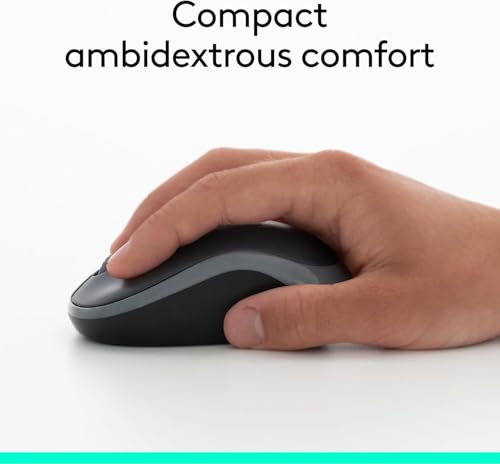 Image of Logitech MK270 Wireless Keyboard and Mouse Combo for Windows, 2.4 GHz Wireless, Compact Mouse, 8 Multimedia and Shortcut Keys, 2-Year Battery Life, for PC, Laptop - Black (Pack of 4)