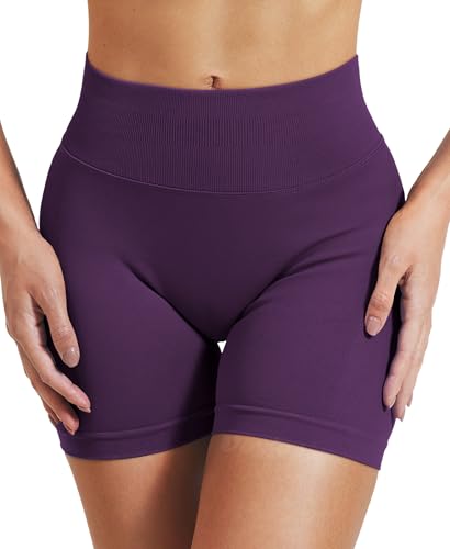 Image of VOYJOY Women Workout Impact Shorts 2.5 inch / 3.6 inch / 4.5 inch / 6 inch Scrunch Butt Booty | Tummy Control, High Waisted, Bike Short, Gentle Compression, for Women