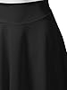 SSOULM Women's High Waist Flare A-Line Midi Skirt ... #2