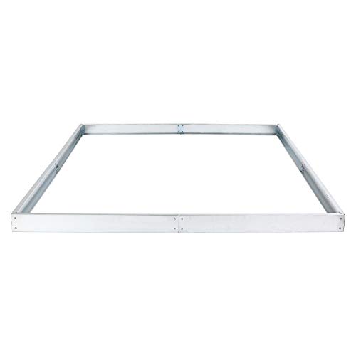 Zelsius Stahl Fundamentrahmen 250 x 189 x 10 cm | Passend Gewächshäusern ASIN: B001TJ3TL8 und B00KHSY5Q0 | Verzinktes Stahlfundament für Gewächshaus