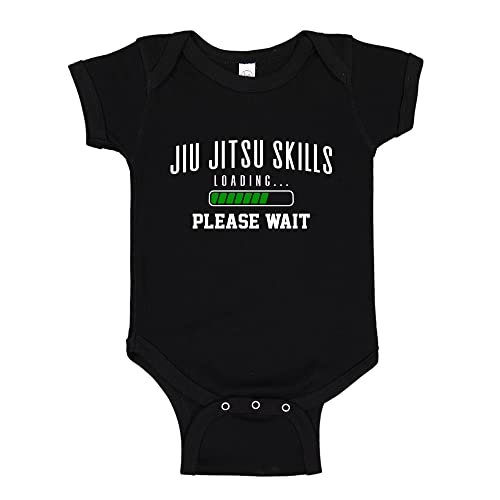 Jiu Jitsu Baby Bodysuit One Piece Or Toddler T-Shirt Jiu-Jitsu Skills Loading Please Wait