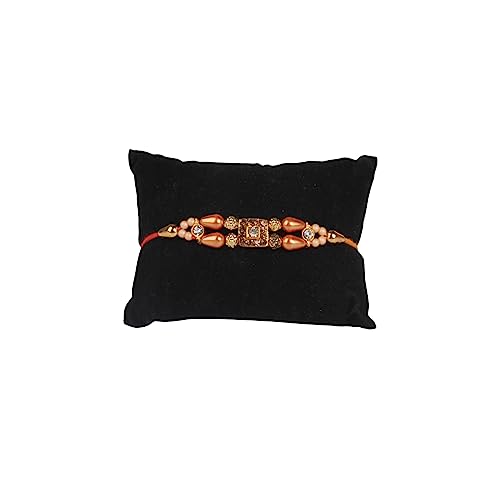 Image of Frostick Rakshabandhan Special Rakhi gift for brother, Chocolate Gift Pack - 16 Pcs (Includes Rice & Tilak) (Random Design Rakhi)