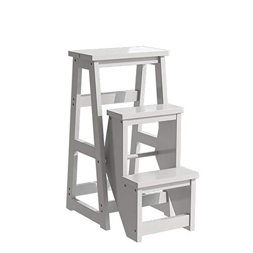ZCJB Utility-3-Stufenleiter Haushalt Convertible StepStools for Erwachsene Kinder, Ideal for Pflege Bibliothek Küche Schlafzimmer Tritthocker (Color :