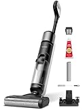 Ultenic Wet Dry Vacuum Cleaner, Cordless Vacuum Mop Combo with Self-Cleaning, 50min Runtime, Smart Mess Detection, Edge Cleaning, LED Display, 3-in-1 Floor Cleaner Machine for Hard Floor, Black＆White