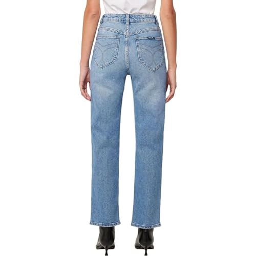 Rolla's Original Straight Leg Jeans Brad Blue2