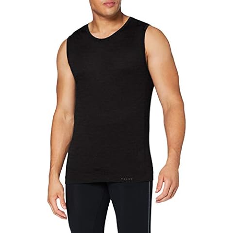 FALKE Herren Baselayer-Shirt Silk Wool Comfort Fit Cover