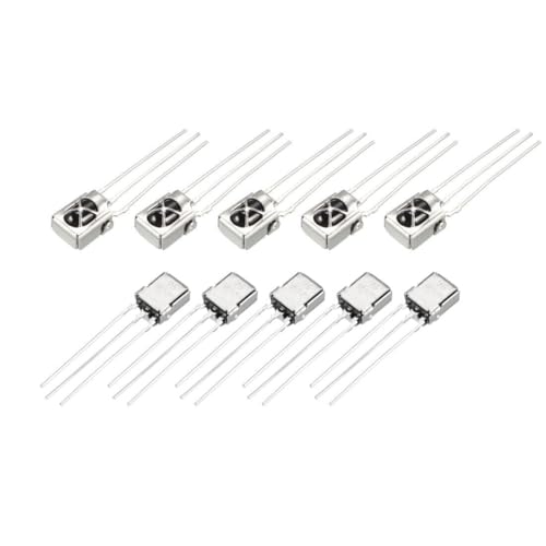 Anhthu Tool Part for 10pcs 5mm 940nm LEDs Infrared emitter and IR Receiver diode 5pairs diodes