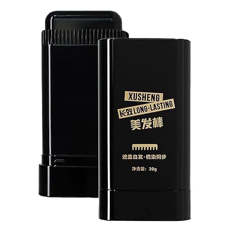 Hair Color Stick for White Hair Coverage Waterproof Sweat Proof Root Touch Up Pen with Comb Applicator Temporary Hair Dye for Men and Women-picture-14